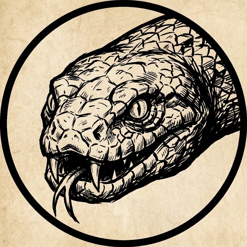 Giant Poisonous Snake