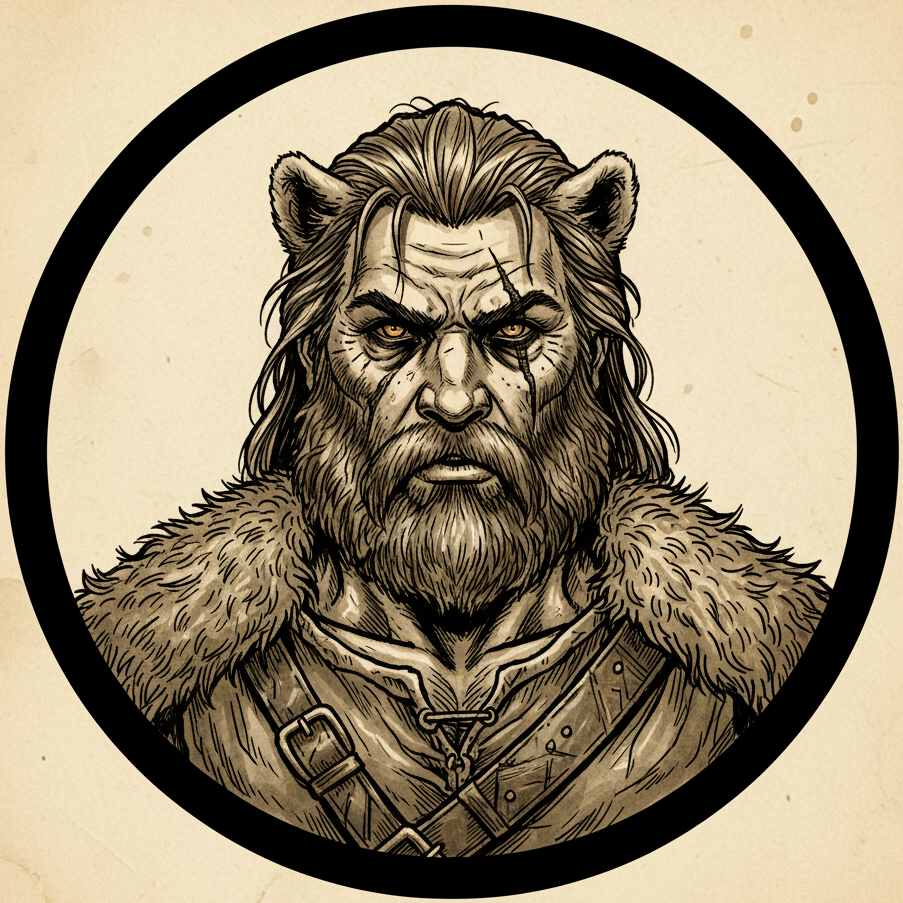 Werebear, Human Form